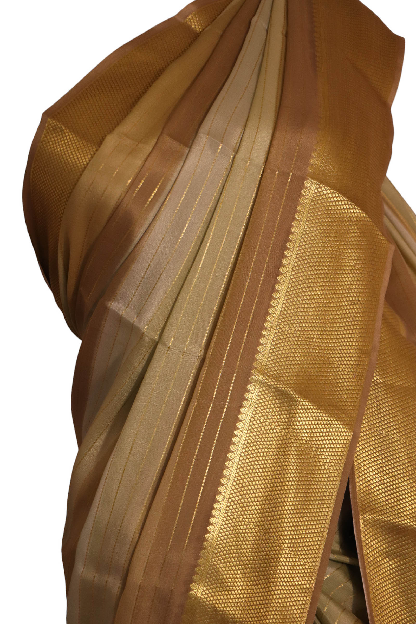 Designer Veldhari Mysore Crepe Silk Saree AJ212920